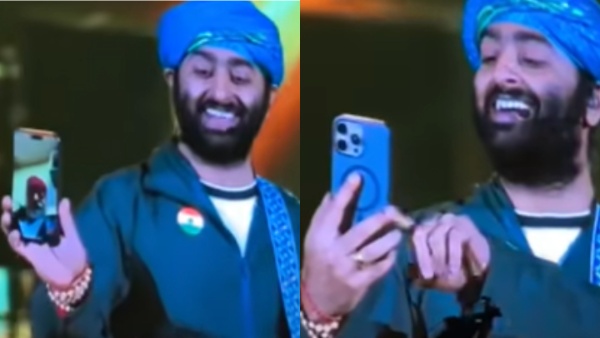 Arijit Singh कर रहे थे लाइव परफॉर्म, तभी आया पापा का वीडियो कॉल