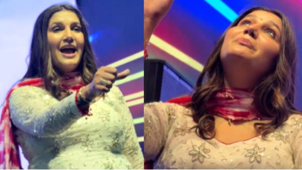 डिलीवरी के बाद पहली बार स्टेज पर ठुमके लगाती दिखीं सपना चौधरी, लोग बोले- अब आपको रिटायरमेंट ले लेना चाहिए...
