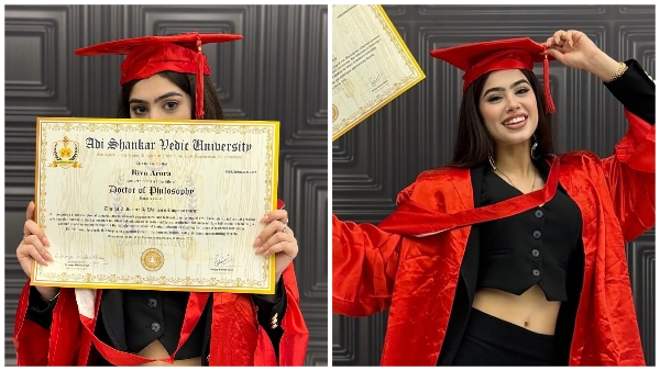 Riva Arora Trolled For Her Doctorate Degree Riva Arora Trolled For Her Doctorate Degree