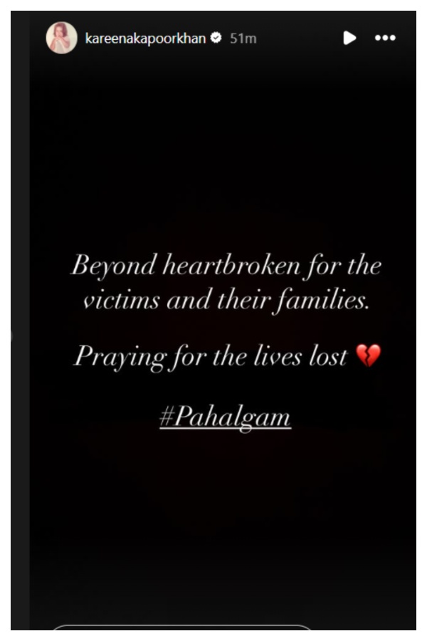 पहलगाम का मंजर दख भर आया करीना कपूर खान का दिल