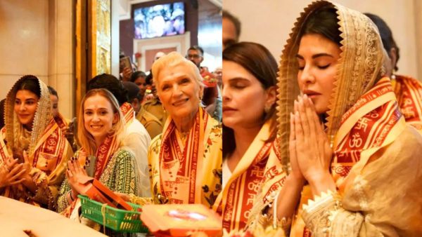 Elon Musk की मां के साथ सिद्धिविनायक मंदिर के दर्शन करने पहुंचीं जैकलीन फर्नांडीज, बोलीं- अपने सपनों को...