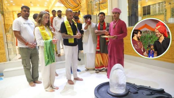 शिखर धवन ने बाबा बागेश्वर के साथ जमकर खेला क्रिकेट, खूबसूरत नजारा देखने पहुंचीं गर्लफ्रेंड सोफी, VIDEO