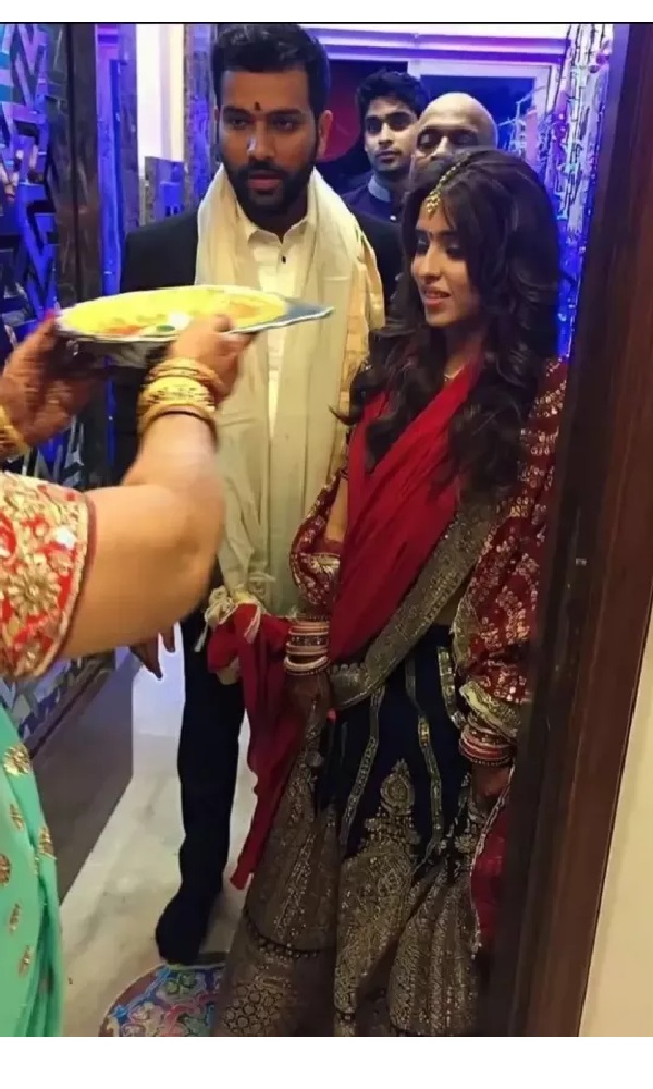 Rohit Sharma Ritika Sajdeh Wedding Photos
