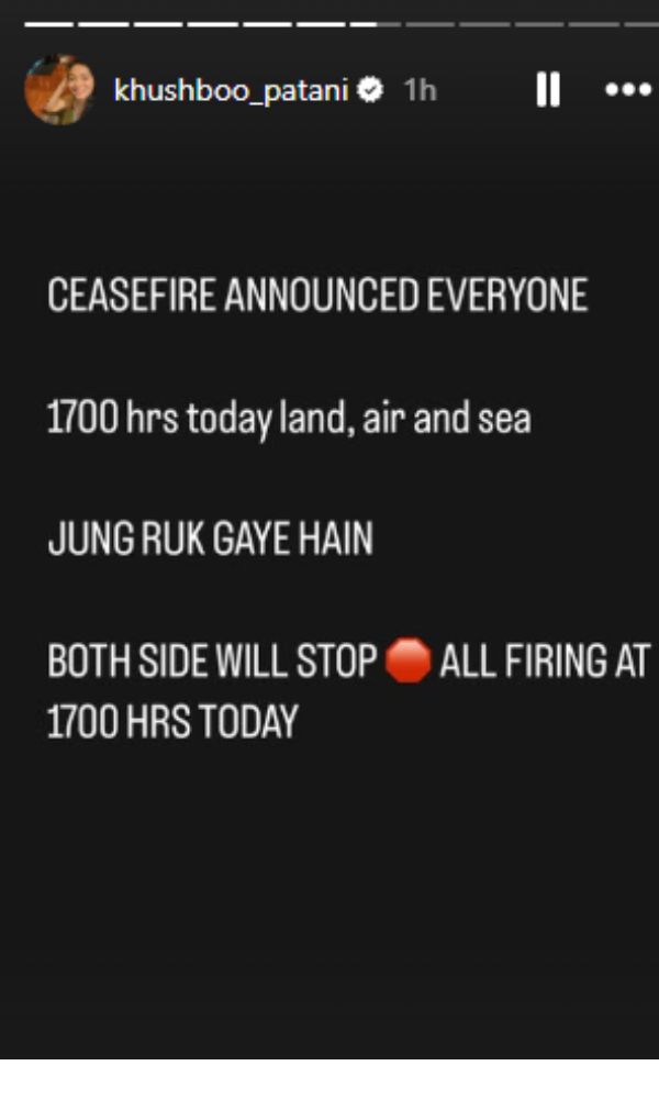 India Pakistan Ceasefire