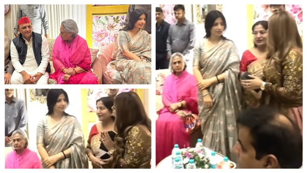 Jaya Bachchan Dimple Yadav Rinku Singh Priya Saroj Engagement Jaya Bachchan Dimple Yadav Rinku Singh Priya Saroj Engagement