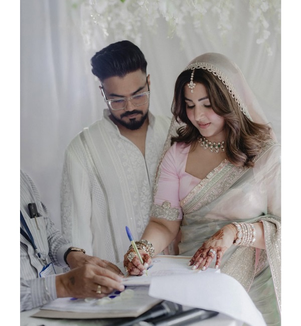 Hina Khan Wedding Look