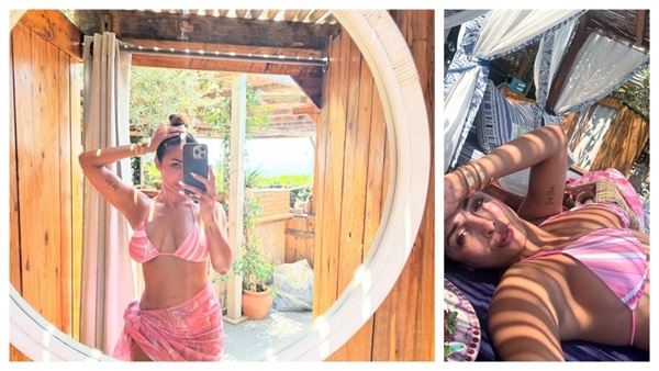 Malaika Arora Pink Bikini