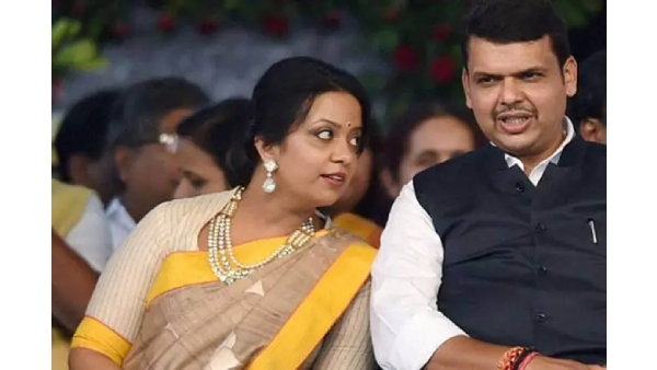 Devendra Fadnavis wife Transformation Devendra Fadnavis wife Transformation