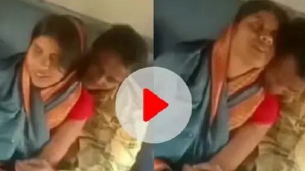 Indian Couple Train Romance