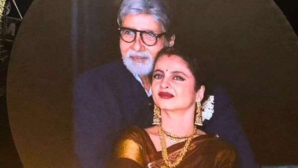 Rekha and Amitabh Bachchan