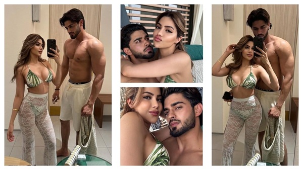 Nikki Tamboli Arbaaz Patel Intimate Birthday Celebration