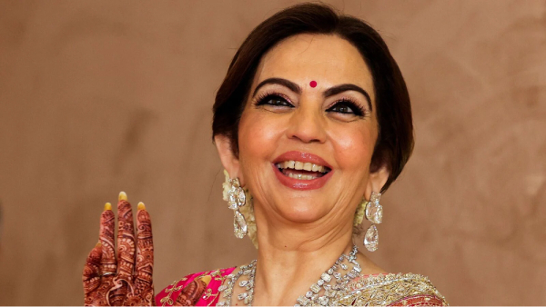Nita Ambani Navrati Nine Color Lehenga