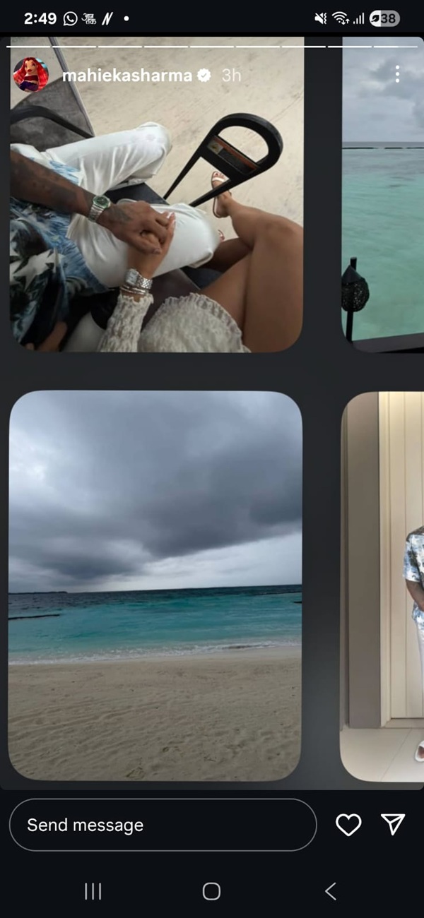 Hardik Pandya Mahieka Sharma Photo