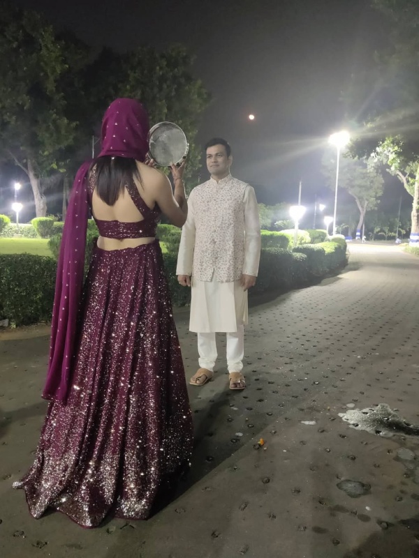 IPS Navjot Singh Simi Karwachauth