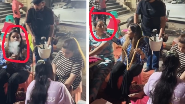 Hukkah with Karwa Chauth