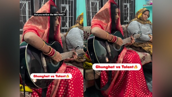 Ghunghat Guiter Bride