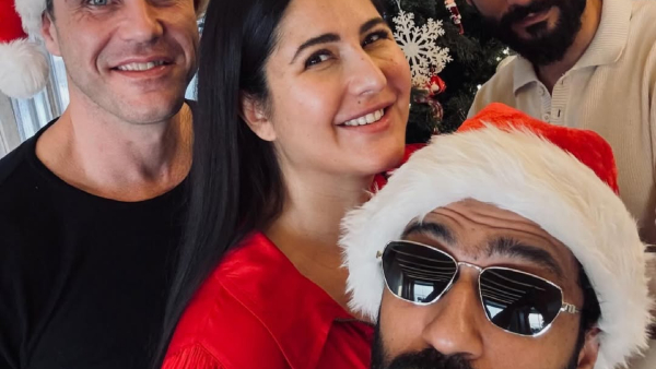 Katrina Kaif Vicky Kaushal Christmas Celebration