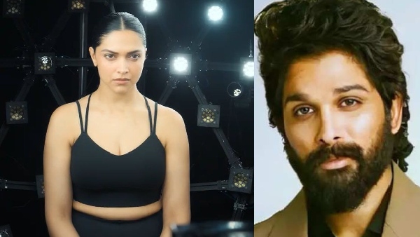 Allu Arjun and Deepika Padukone