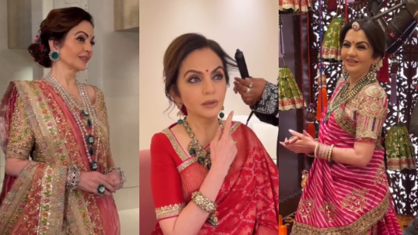 Nita Ambani hairstylist