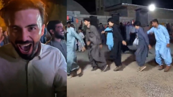 Baloch celebration after India win Baloch celebration after India win