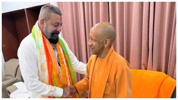 Sanjay Dutt Meets Yogi Adityanath Sanjay Dutt Meets Yogi Adityanath