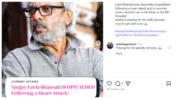Sanjay Leela Bhansali Heart Attack Sanjay Leela Bhansali Heart Attack