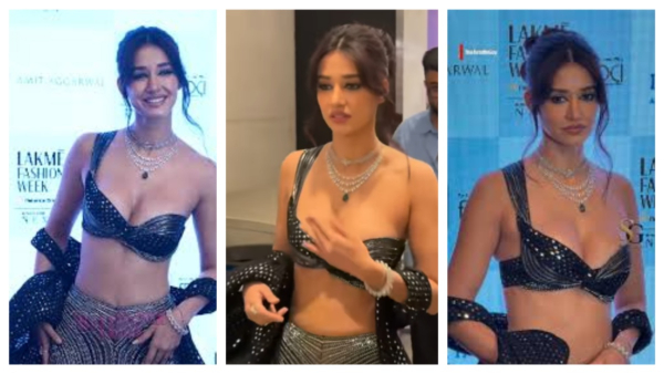 Disha Patani Uncomfortable Blouse Disha Patani Uncomfortable Blouse