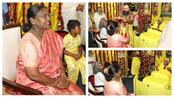 President Dropdi Murmu Visit to Premanand ji Maharaj