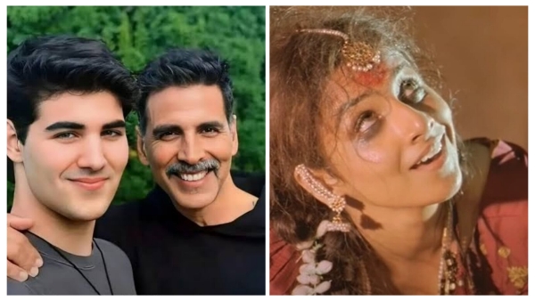 Akshay Kumar son afraid vidya balan