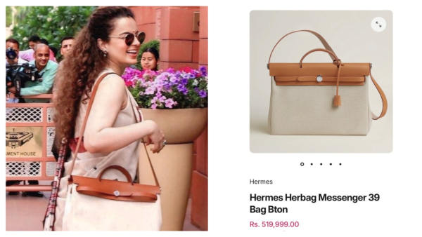 Kangana Ranaut Hermes Bag Controversy
