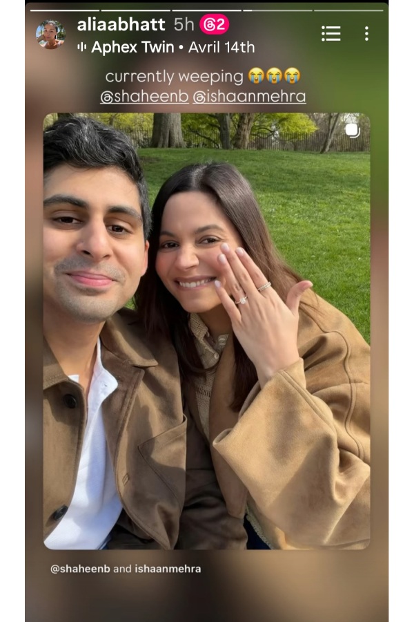 Alia Bhatt Gets Emotional On Shaheen Bhatt Engagement