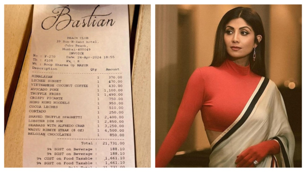Shilpa Shetty Bastian Menu Price