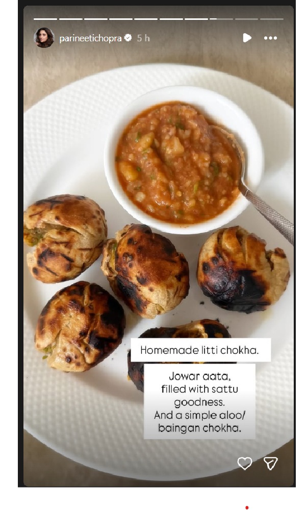 Parineeti Chopra Litti Chokha Parineeti Chopra Litti Chokha