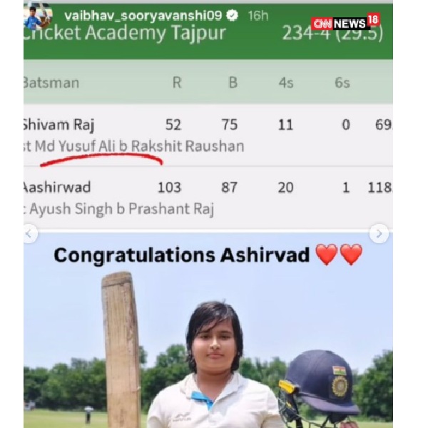 Vaibhav Sooryavanshi Vaibhav Sooryavanshi