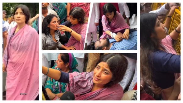 Dimple Yadav CJP Protest videos Dimple Yadav CJP Protest videos
