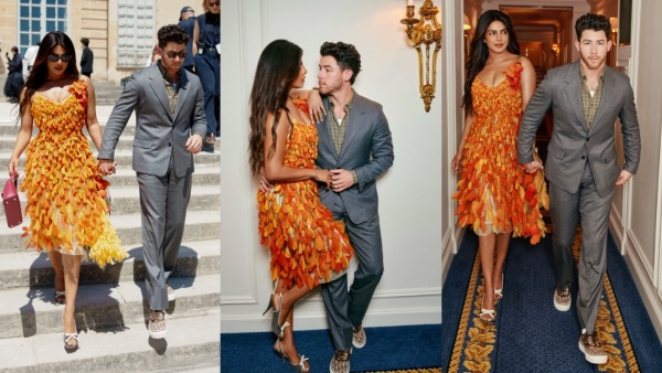 Priyanka Chopra Nick Jonas Paris Fashion Week