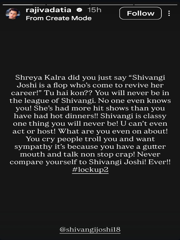 Rajiv Adatia Shreya Kalra Shivangi Joshi Rajiv Adatia Shreya Kalra Shivangi Joshi
