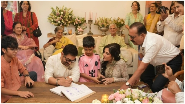 Aamir Khan Gauri Spratt Aamir Khan Gauri Spratt