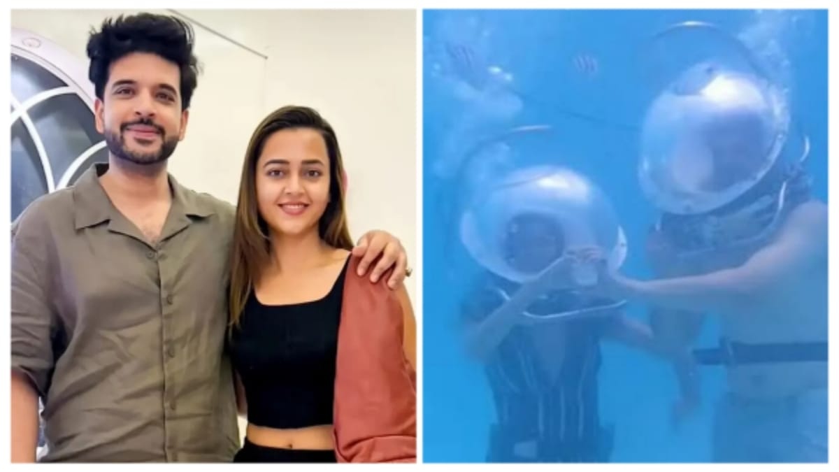 Karan Kundrra Proposes To Tejasswi Prakash Underwater During Mauritius Vacation
