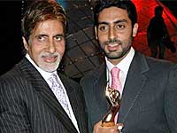 Abhishek Bachchan and Amitabh Bachchan