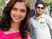 Deepika Padukone and Yuvraj Singh