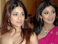 Shilpa and Shamita