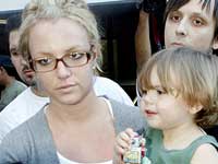 Britney Spears with children