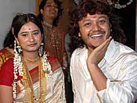 Ganesh with wife Shilpa