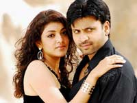 Sumanth and Kajal Agarwal in Pourudu