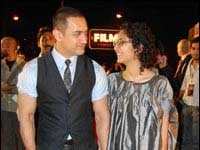 Aamir Khan with wife Kiran Rao