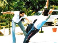 Dino Morea and Milind Soman