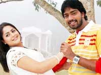 Farzana and Allari Naresh in the film