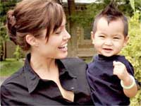 Angelina Jolie with Pax Thien Angelina Jolie with Pax Thien