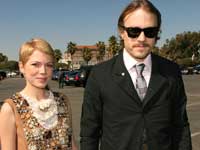 Michelle Williams and Heath ledger